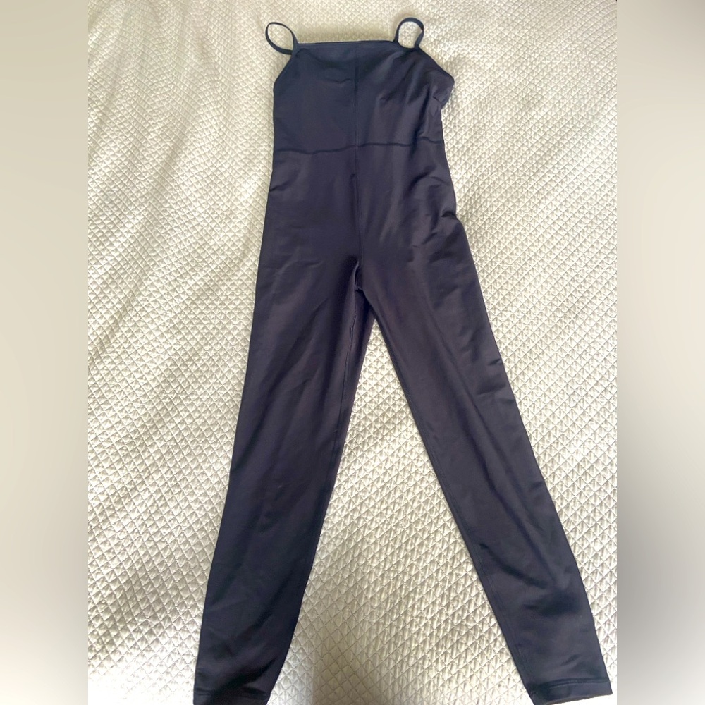 Old Navy Black Sleeveless Jumpsuit with Straight-Leg Silhouette
